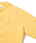go slow caravan(ゴースローキャラバン) |UNIQUEインレイ ラウンドヘムプルオーバーPIGMENT DYE (MENS)