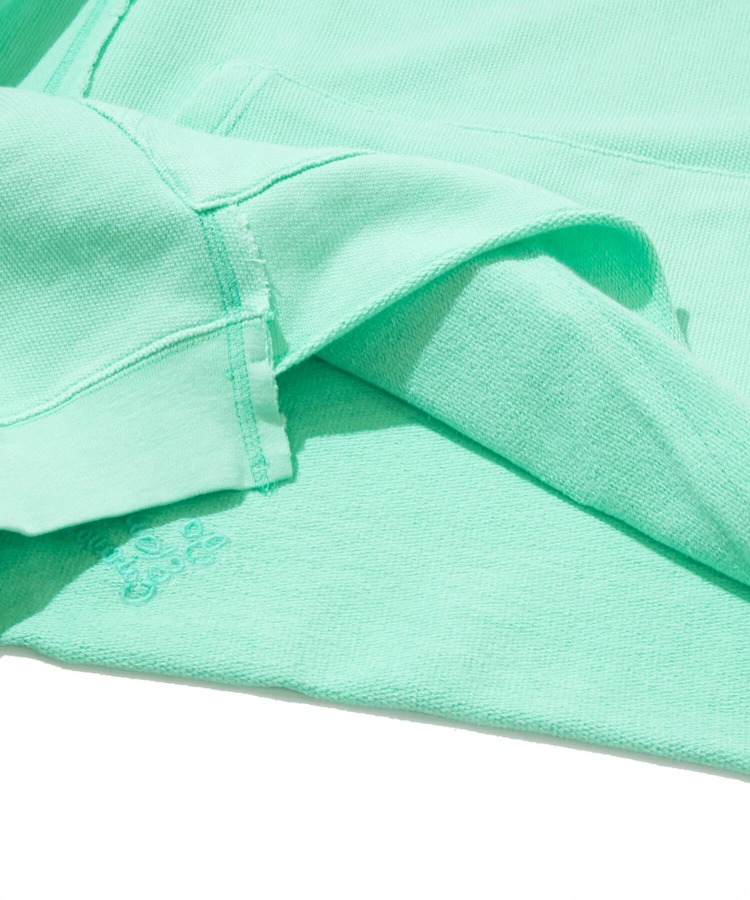 go slow caravan(ゴースローキャラバン) |UNIQUEインレイ切替フーディーPIGMENT DYE (MENS)