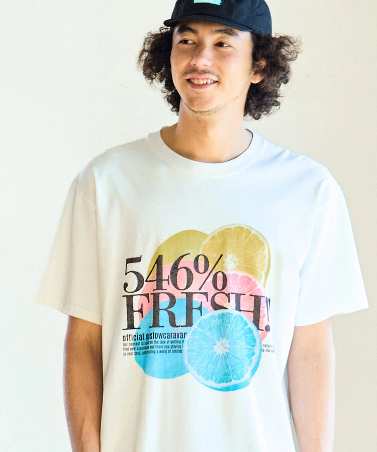 go slow caravan(ゴースローキャラバン) |546%FRESH!FRUITS TEE (MENS)
