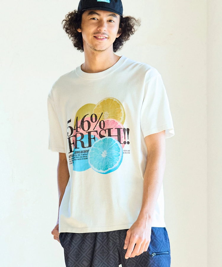 go slow caravan(ゴースローキャラバン) |546%FRESH!FRUITS TEE (MENS)