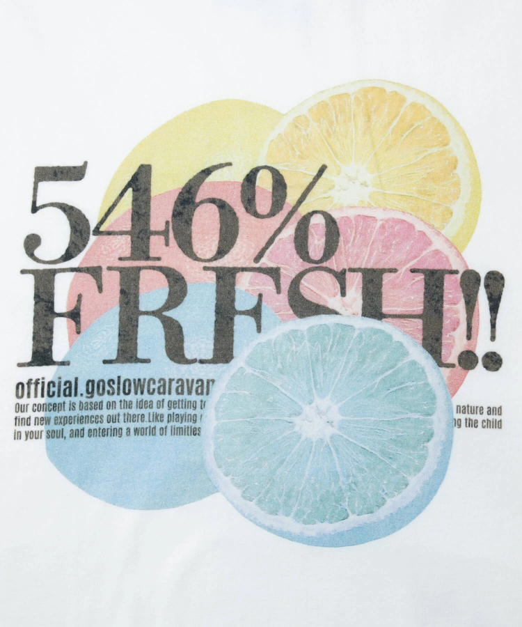 go slow caravan(ゴースローキャラバン) |546%FRESH!FRUITS TEE (MENS)