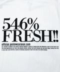 go slow caravan(ゴースローキャラバン) |546%FRESH!LOGO BIG TEE (MENS)