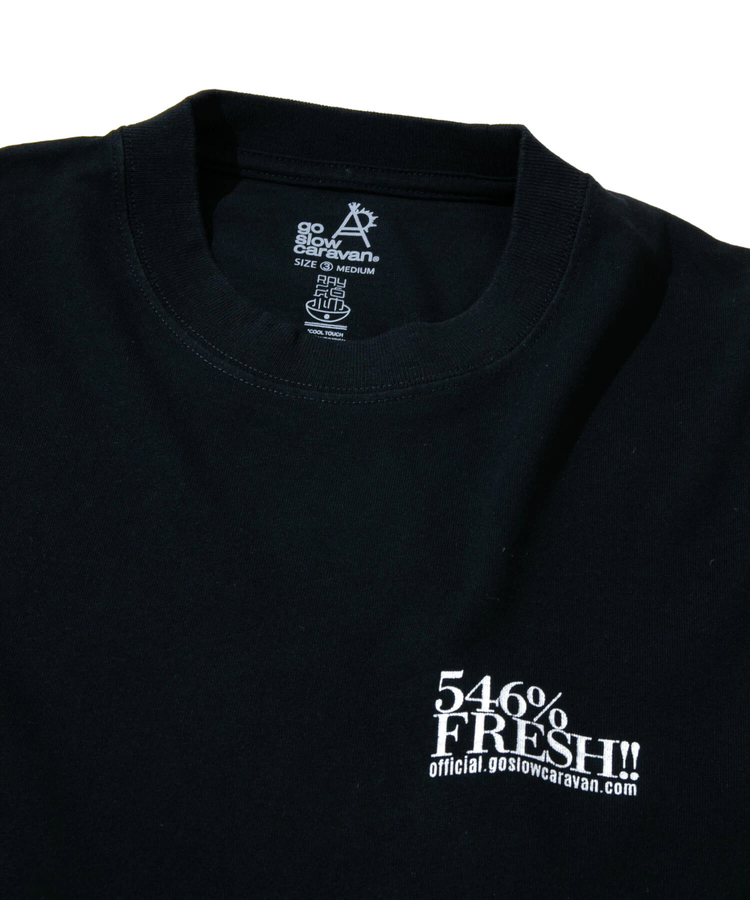 go slow caravan(ゴースローキャラバン) |546%FRESH!LOGO BIG TEE (MENS)