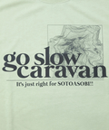 go slow caravan(ゴースローキャラバン) |Drymix 等高線LOGO アクティビTEE (MENS)