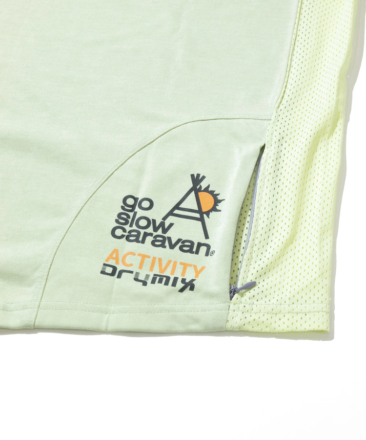go slow caravan(ゴースローキャラバン) |Drymix 等高線LOGO アクティビTEE (MENS)