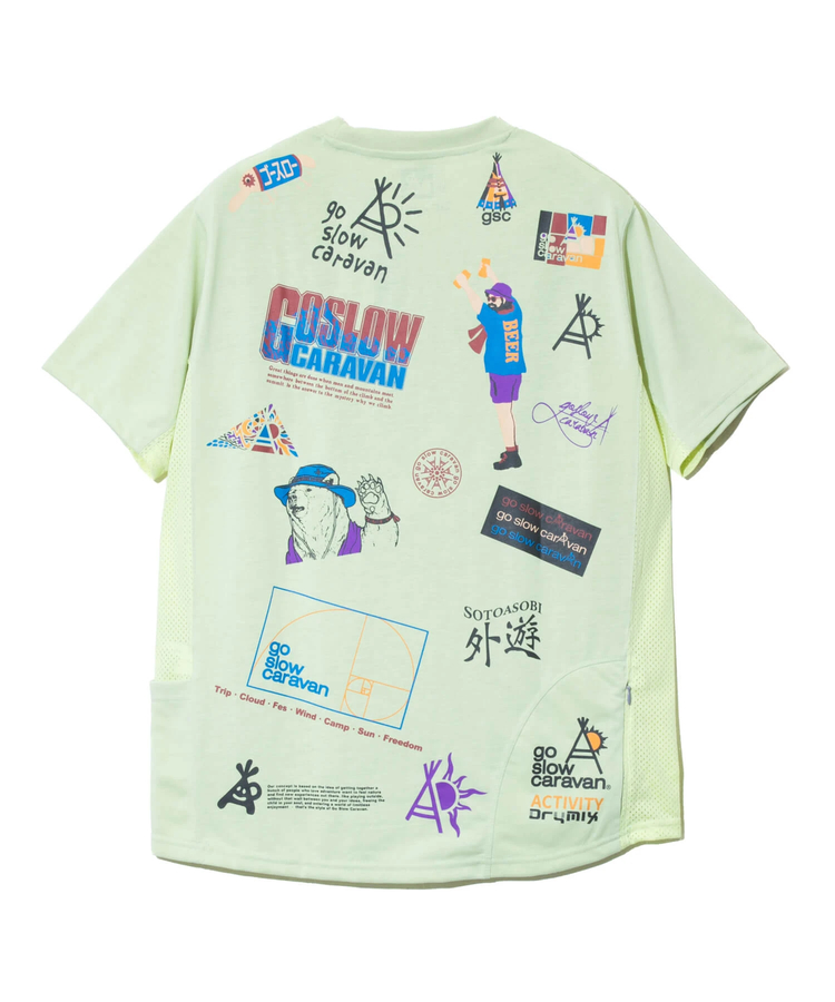 go slow caravan(ゴースローキャラバン) |Drymix gscいっぱいアクティビTEE (MENS)