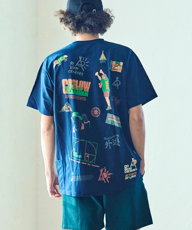 go slow caravan(ゴースローキャラバン) |Drymix gscいっぱいアクティビTEE (MENS)