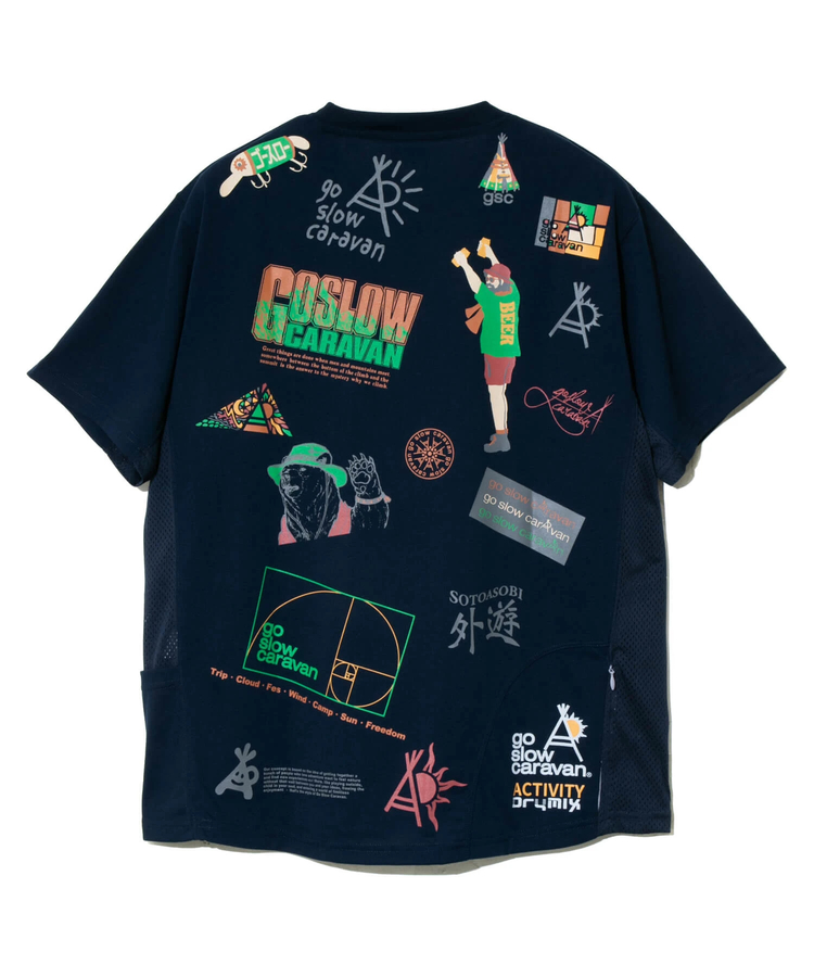 go slow caravan(ゴースローキャラバン) |Drymix gscいっぱいアクティビTEE (MENS)