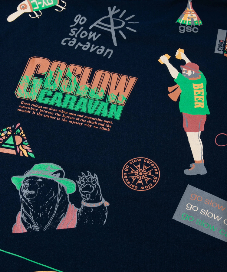 go slow caravan(ゴースローキャラバン) |Drymix gscいっぱいアクティビTEE (MENS)