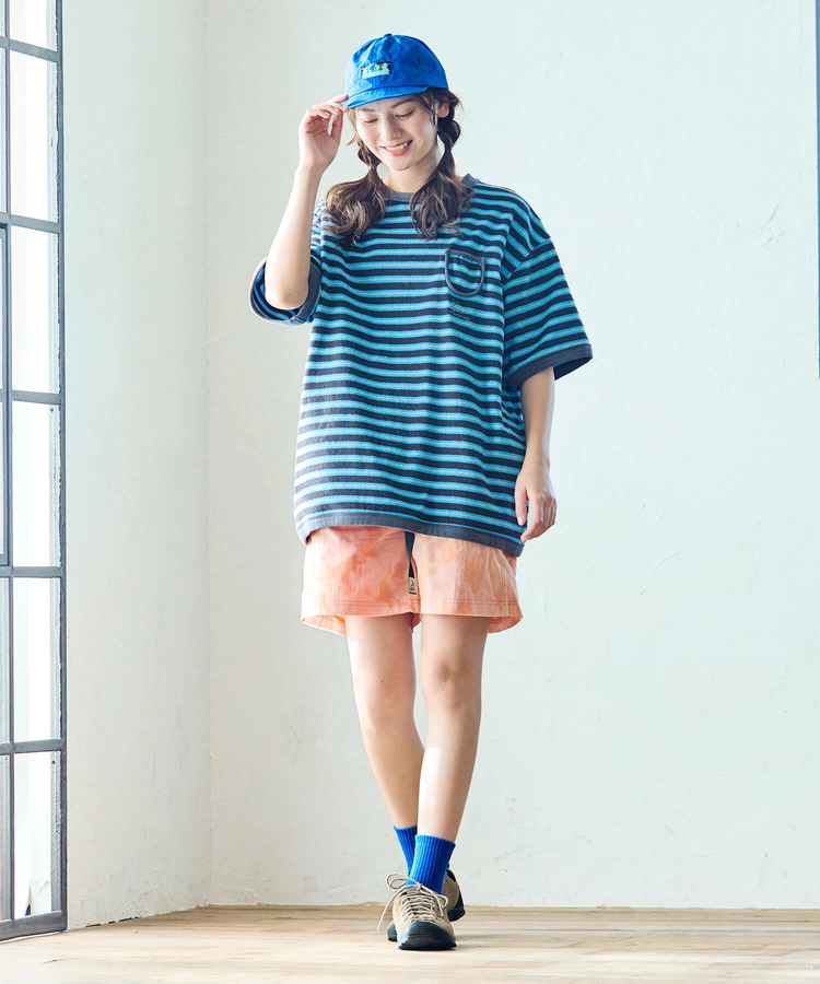 go slow caravan(ゴースローキャラバン) |80S パイルボーダーTEE (MENS)