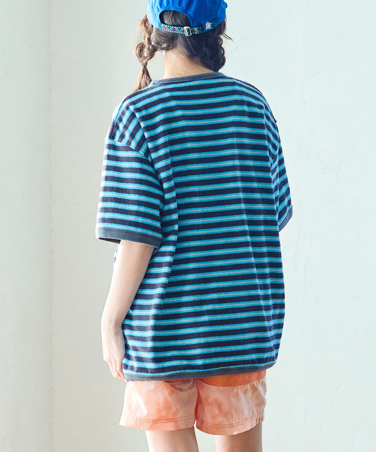 go slow caravan(ゴースローキャラバン) |80S パイルボーダーTEE (MENS)