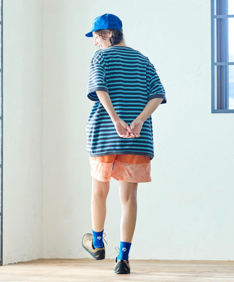 go slow caravan(ゴースローキャラバン) |80S パイルボーダーTEE (MENS)