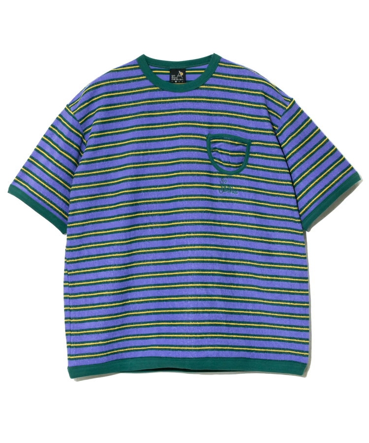 go slow caravan(ゴースローキャラバン) |80S パイルボーダーTEE (MENS)
