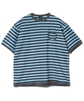 go slow caravan(ゴースローキャラバン) |80S パイルボーダーTEE (MENS)