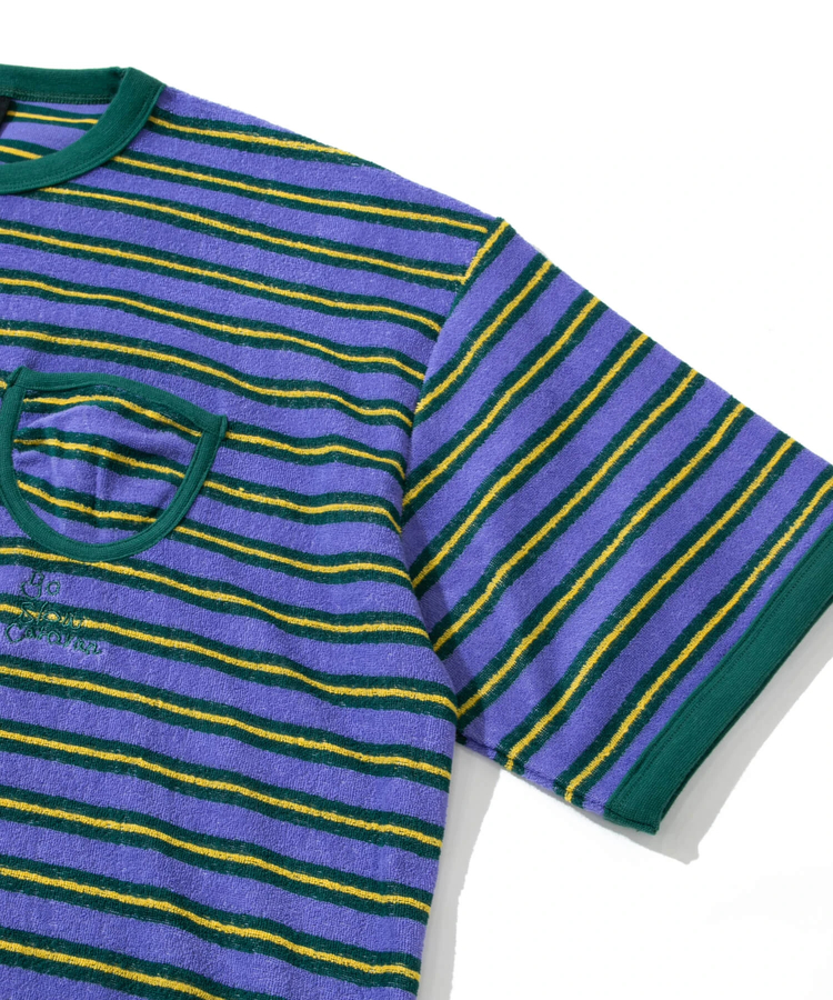 go slow caravan(ゴースローキャラバン) |80S パイルボーダーTEE (MENS)