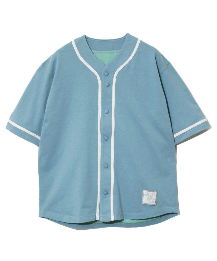 go slow caravan(ゴースローキャラバン) |Wフェイス天竺 リバーシブル ゆったり BB シャツ (MENS/WOMENS)
