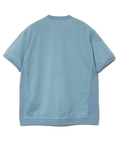 go slow caravan(ゴースローキャラバン) |Wフェイス天竺 リバーシブル トリムパネルリブゆったりTE (MENS/WOMENS)