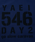 go slow caravan(ゴースローキャラバン) |Wフェイス天竺 リバーシブル ロゴプリント TEE (MENS)