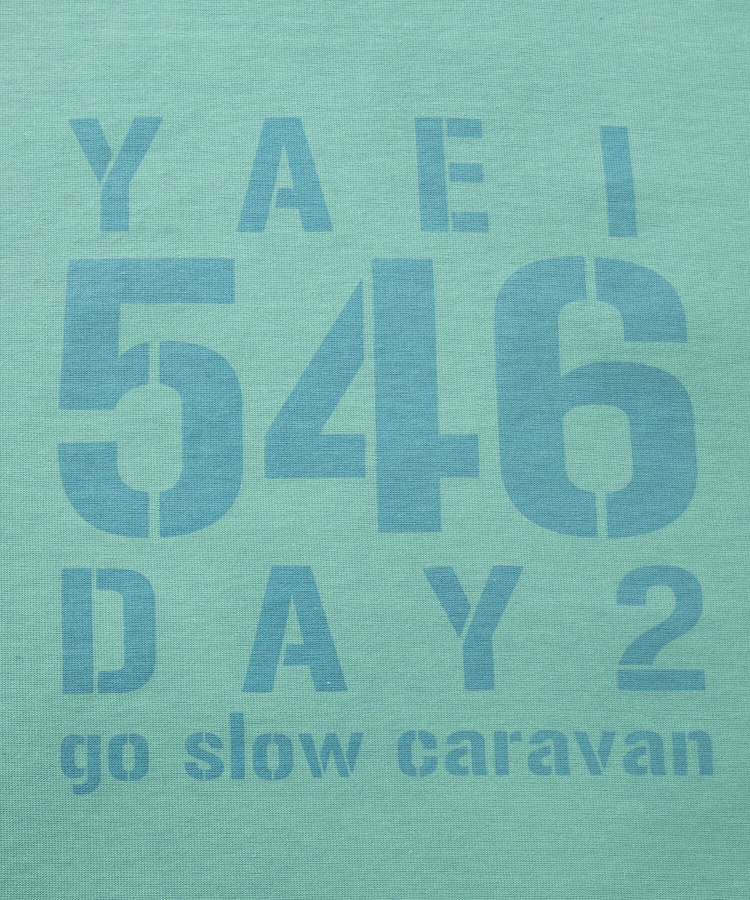 go slow caravan(ゴースローキャラバン) |Wフェイス天竺 リバーシブル ロゴプリント TEE (MENS)