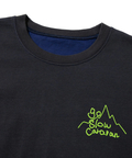 go slow caravan(ゴースローキャラバン) |Wフェイス天竺 リバーシブル ロゴプリント TEE (MENS)
