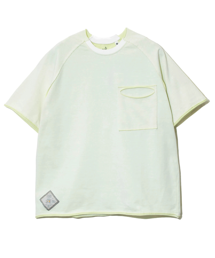 go slow caravan(ゴースローキャラバン) |Wフェイス天竺 カットオフ PKT TEE (MENS)