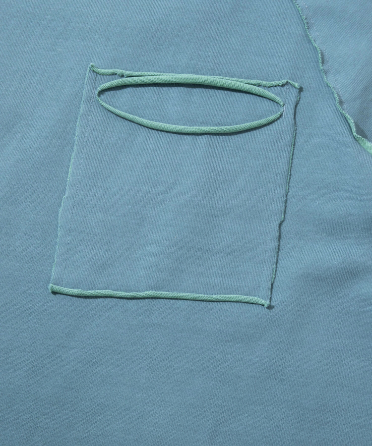 go slow caravan(ゴースローキャラバン) |Wフェイス天竺 カットオフ PKT TEE (MENS)