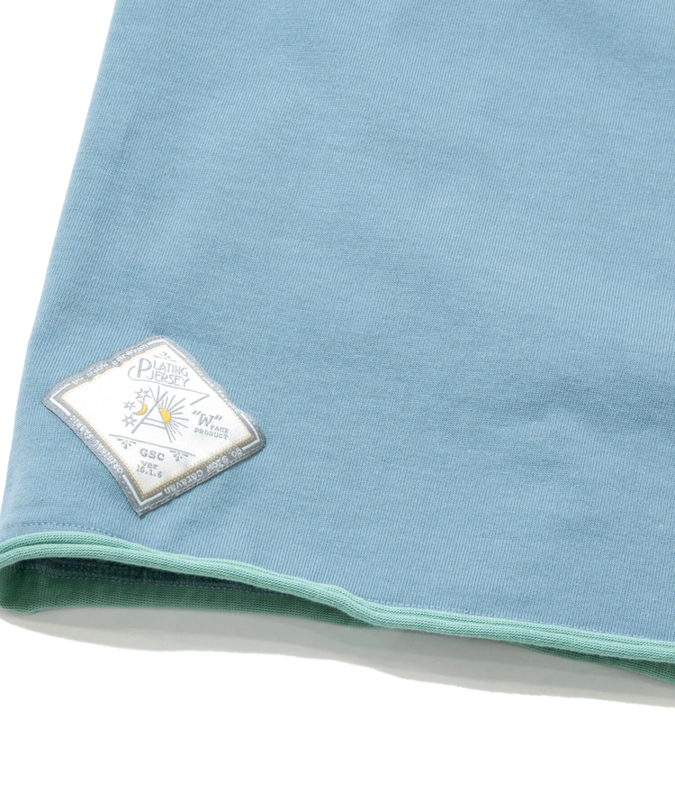 go slow caravan(ゴースローキャラバン) |Wフェイス天竺 カットオフ PKT TEE (MENS)