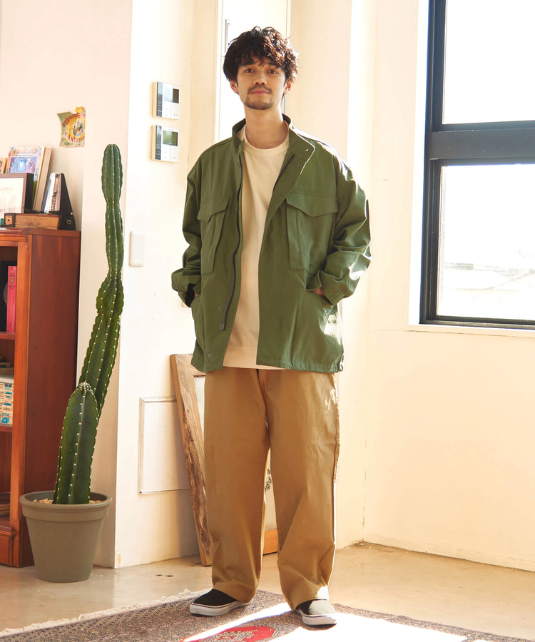 go slow caravan(ゴースローキャラバン) |COBMASTER/コブマスター コットンヘリンボーン M-65フィールドJKT (MENS)