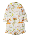 go slow caravan(ゴースローキャラバン) |オリジナル総柄Ptノーカラーシャツワンピース (WOMENS)