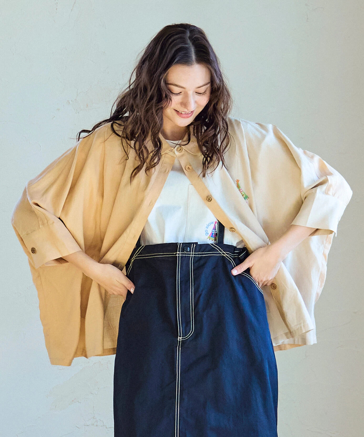 go slow caravan(ゴースローキャラバン) |LINENドルマンシャツ (WOMENS)