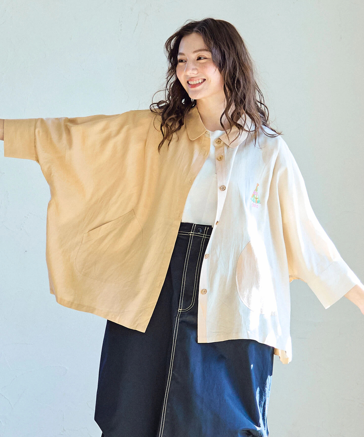 go slow caravan(ゴースローキャラバン) |LINENドルマンシャツ (WOMENS)