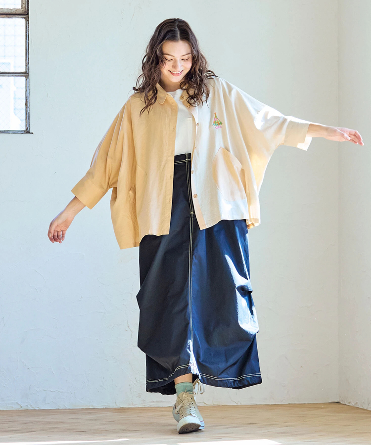 go slow caravan(ゴースローキャラバン) |LINENドルマンシャツ (WOMENS)
