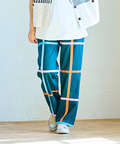 go slow caravan(ゴースローキャラバン) |配色ラインテープパンツ (WOMENS)
