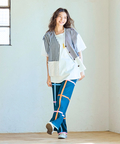 go slow caravan(ゴースローキャラバン) |配色ラインテープパンツ (WOMENS)