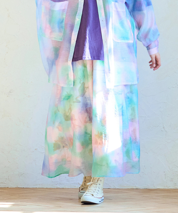 go slow caravan(ゴースローキャラバン) |虫よけシースルースカート (WOMENS)
