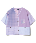 go slow caravan(ゴースローキャラバン) |ストライプ/チェックハーフシャツ (WOMENS)