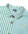 go slow caravan(ゴースローキャラバン) |ストライプ/チェックドルマンオーバーシャツワンピース (WOMENS)