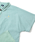 go slow caravan(ゴースローキャラバン) |ストライプ/チェックドルマンオーバーシャツワンピース (WOMENS)