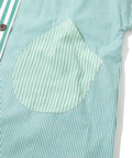 go slow caravan(ゴースローキャラバン) |ストライプ/チェックドルマンオーバーシャツワンピース (WOMENS)