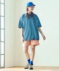 go slow caravan(ゴースローキャラバン) |ムラ染めNYLONショートパンツ (WOMENS)