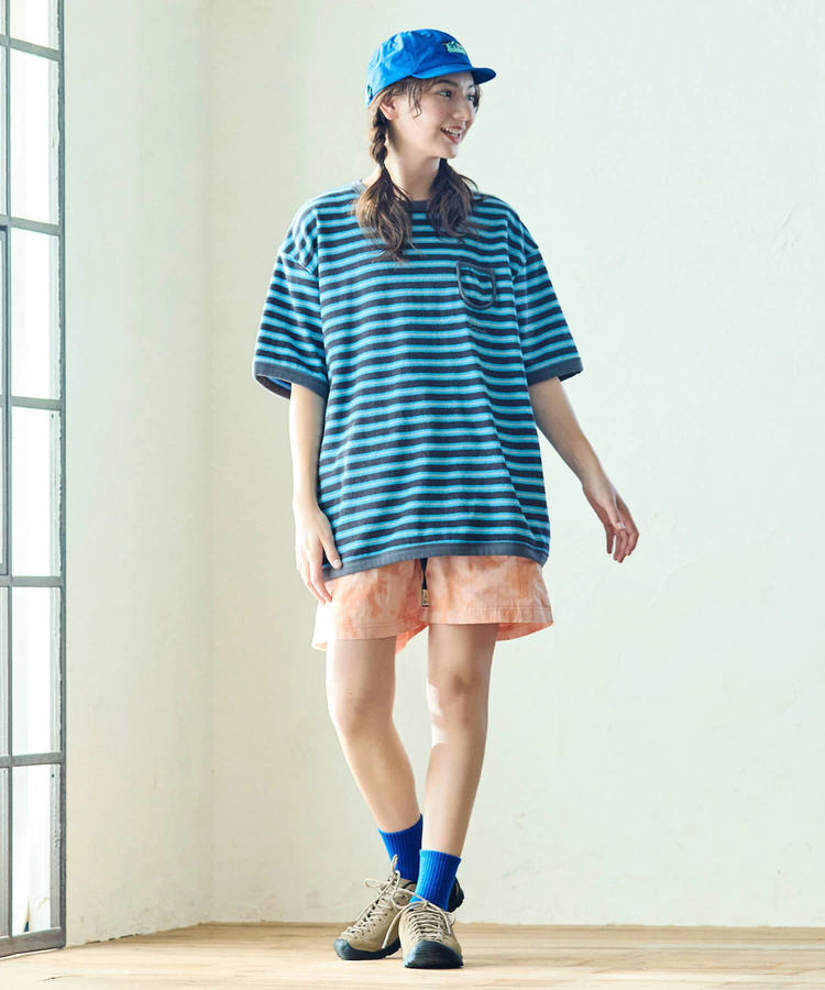 go slow caravan(ゴースローキャラバン) |ムラ染めNYLONショートパンツ (WOMENS)