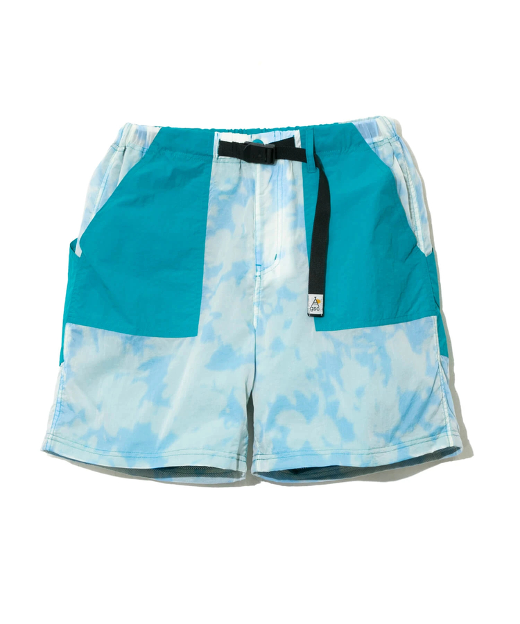 go slow caravan(ゴースローキャラバン) |ムラ染めNYLONショートパンツ (WOMENS)
