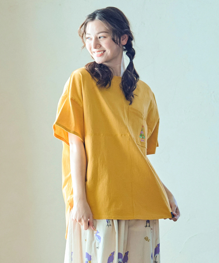 go slow caravan(ゴースローキャラバン) |USA/CラウンドヘムTEE (WOMENS)
