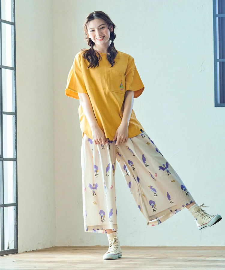 go slow caravan(ゴースローキャラバン) |USA/CラウンドヘムTEE (WOMENS)