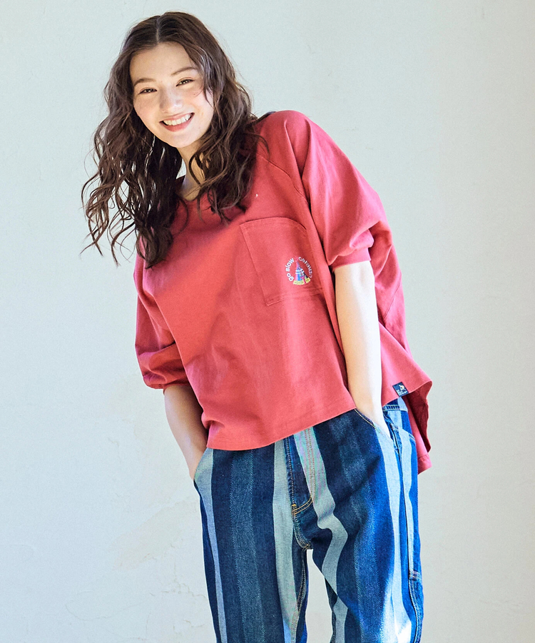 go slow caravan(ゴースローキャラバン) |USA/CプルオーバーTEE (WOMENS)