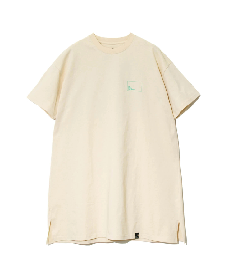 go slow caravan(ゴースローキャラバン) |USA/CスクエアLOGOバックプリントチュニック (WOMENS)