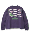 go slow caravan(ゴースローキャラバン) |USA/CスクエアLOGOバックプリントミドルTEE (WOMENS)