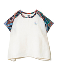 go slow caravan(ゴースローキャラバン) |総柄切替ポンチョTEE (WOMENS)