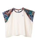 go slow caravan(ゴースローキャラバン) |総柄切替ポンチョTEE (WOMENS)