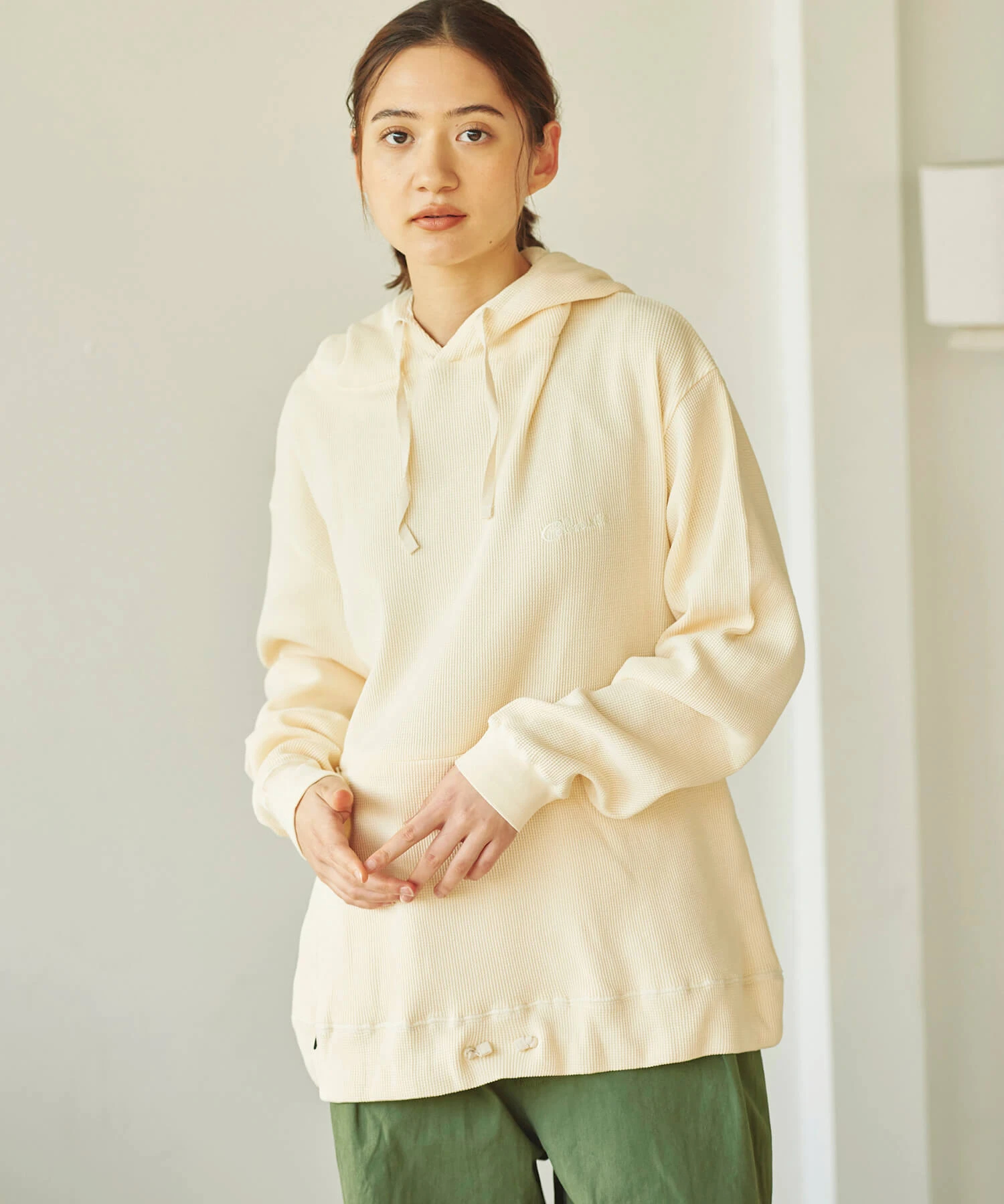 COBMASTER/コブマスター ピグメントワッフルパーカー (MENS